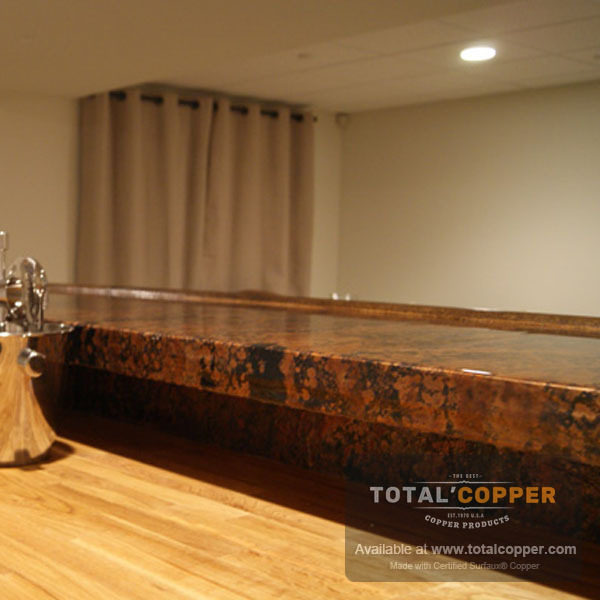 Mottled Copper Counter Top | Copper Counter