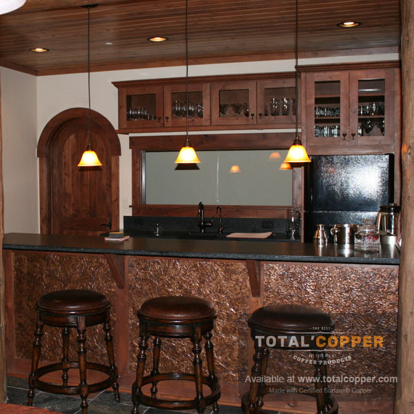 Medium Distressed Copper Bar | Copper Bar