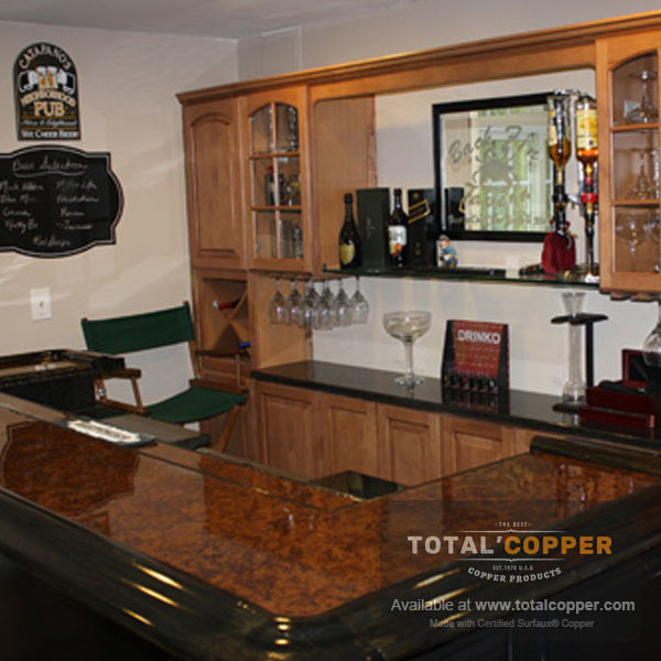 Medium Distressed Copper Counter | Copper Counter