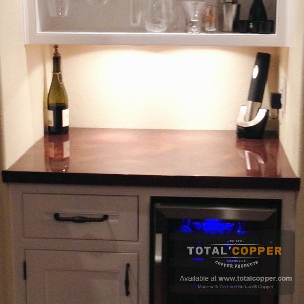 Antique Copper Kitchen Counter Top | Copper Counter