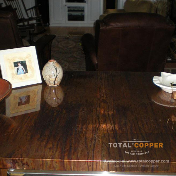 Zebra Copper Kitchen Counter Top | Copper Counter